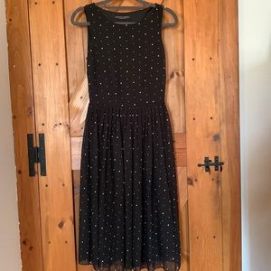 Dorothy Perkins polka dot midi dress US 2 UK 6